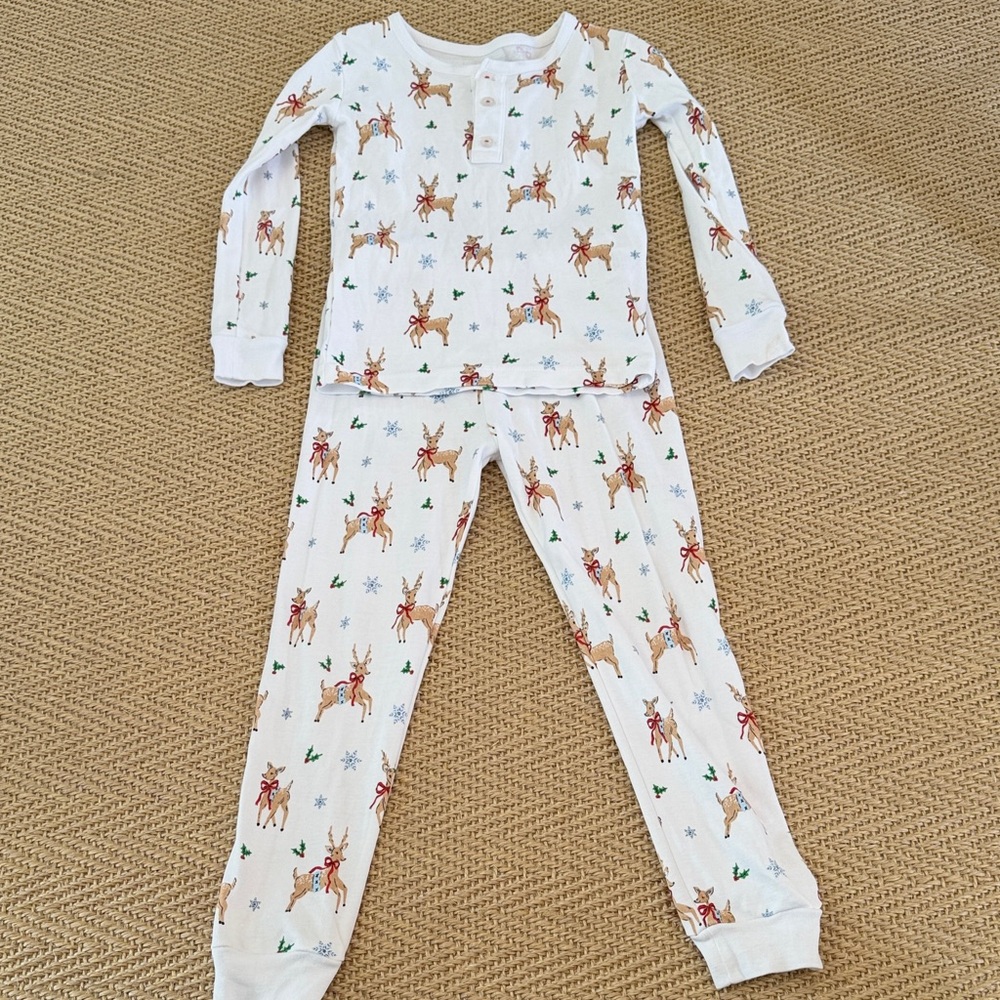 Little English Reindeer Games Pajamas